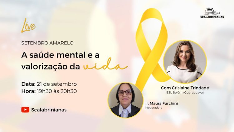 Live Setembro Amarelo A Sa De Mental E A Valoriza O Da Vida N O